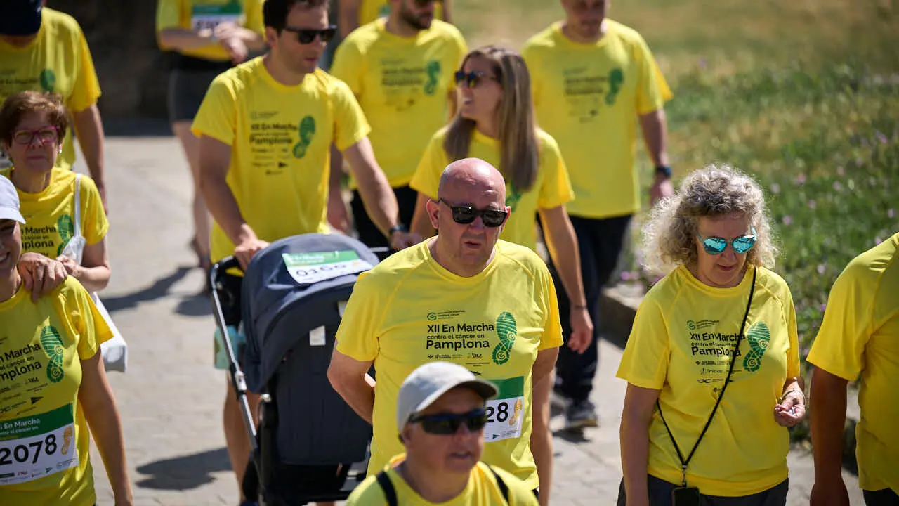 XII Marcha Contra el C&aacute;ncer en Pamplona. PABLO LASAOSA