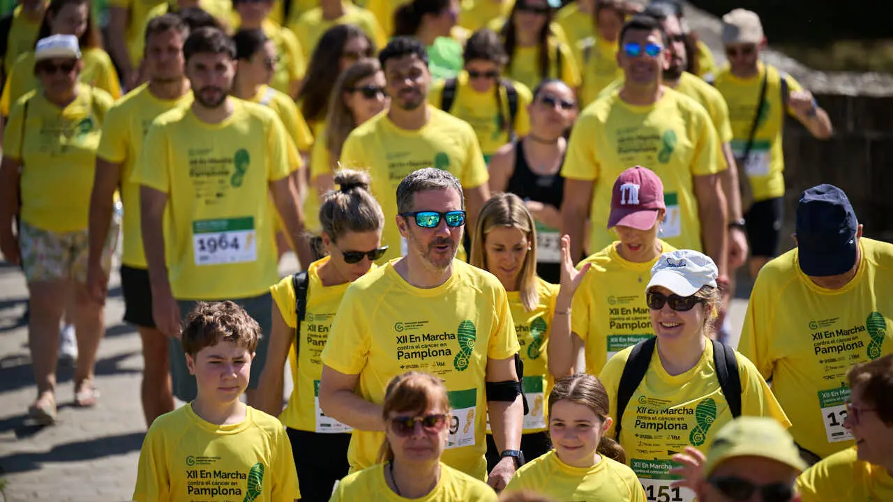 XII Marcha Contra el C&aacute;ncer en Pamplona. PABLO LASAOSA