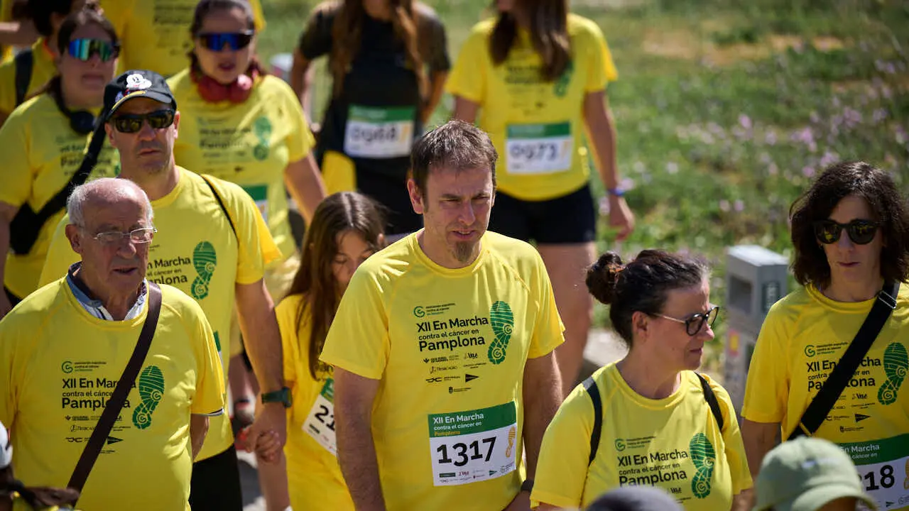 XII Marcha Contra el C&aacute;ncer en Pamplona. PABLO LASAOSA