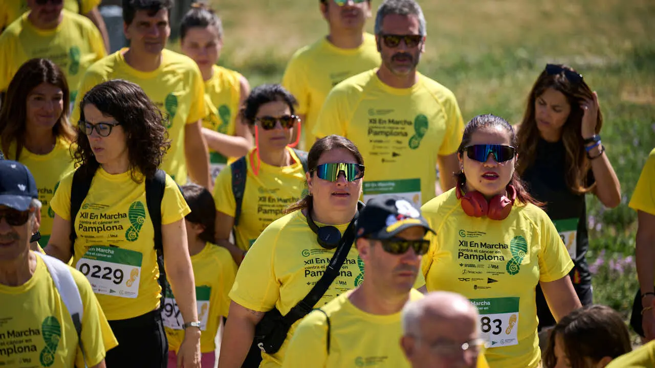 XII Marcha Contra el C&aacute;ncer en Pamplona. PABLO LASAOSA