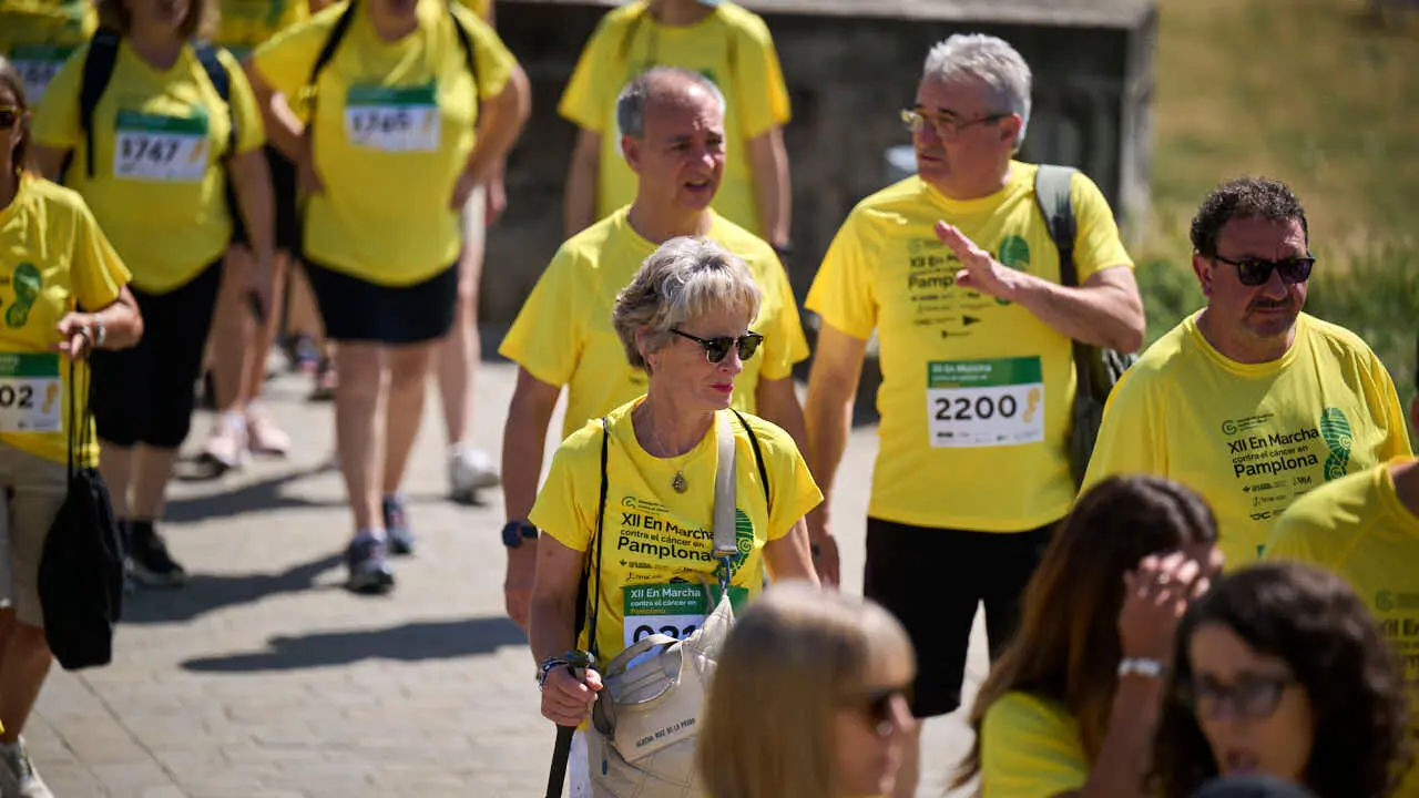 XII Marcha Contra el C&aacute;ncer en Pamplona. PABLO LASAOSA