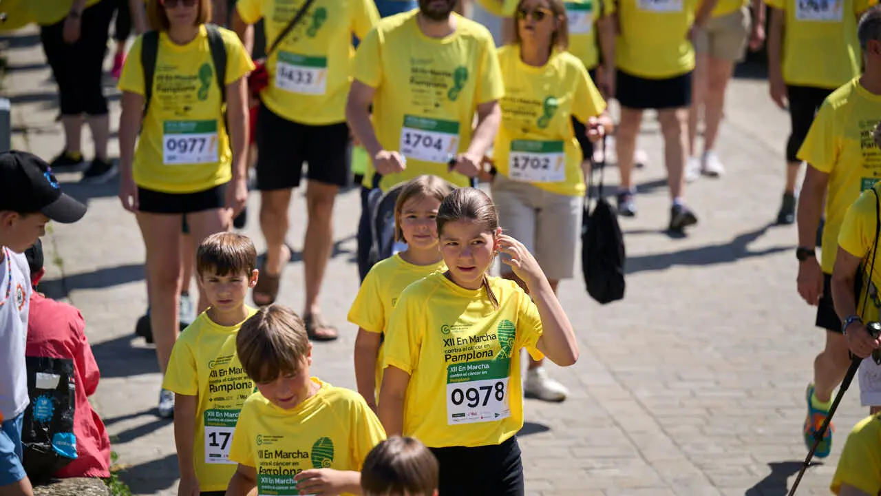 XII Marcha Contra el C&aacute;ncer en Pamplona. PABLO LASAOSA