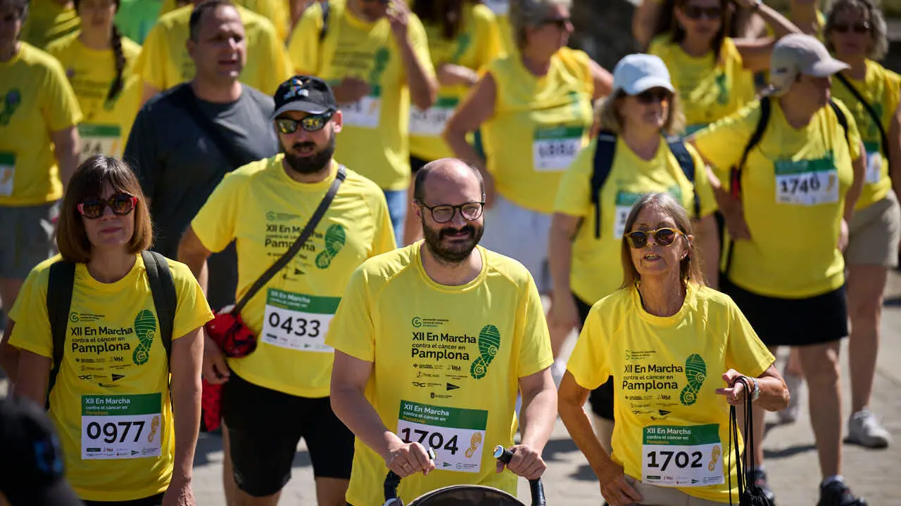 XII Marcha Contra el C&aacute;ncer en Pamplona. PABLO LASAOSA