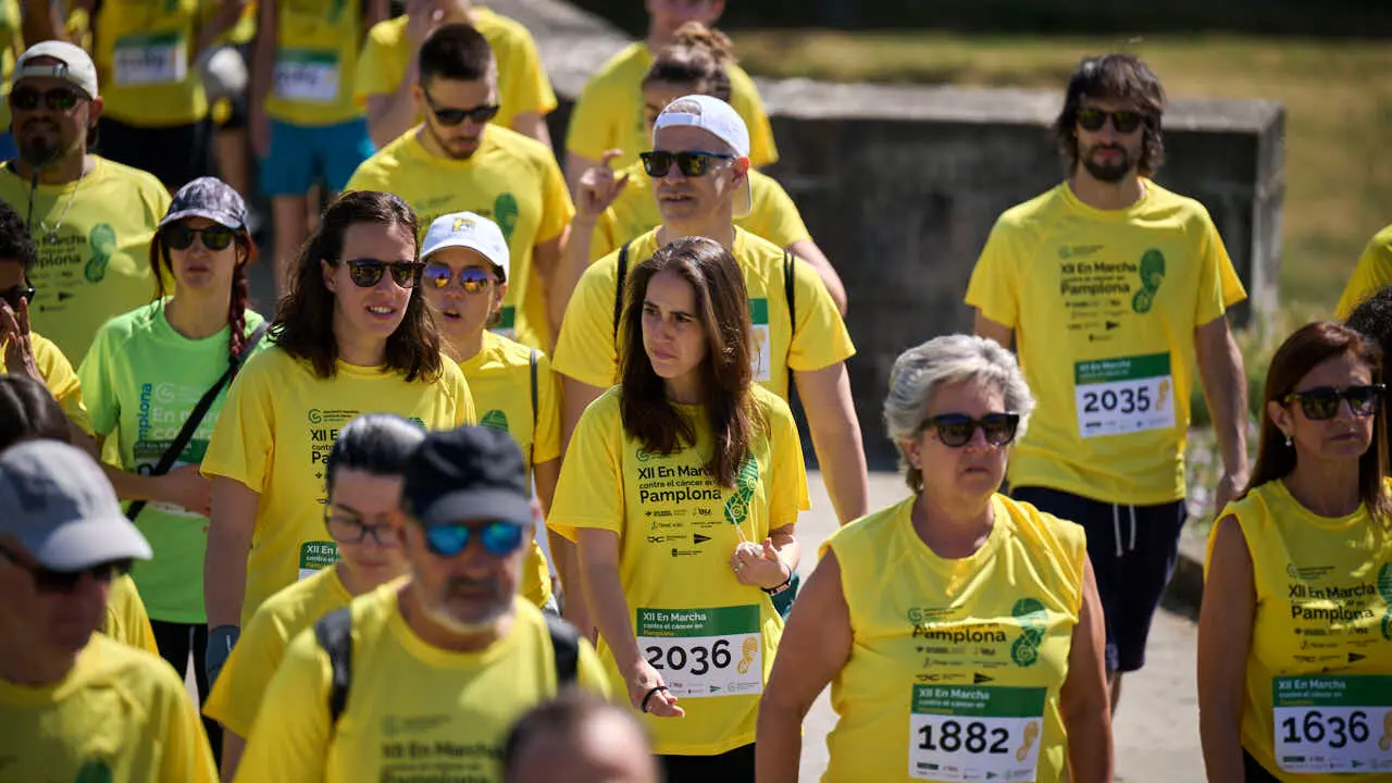 XII Marcha Contra el C&aacute;ncer en Pamplona. PABLO LASAOSA