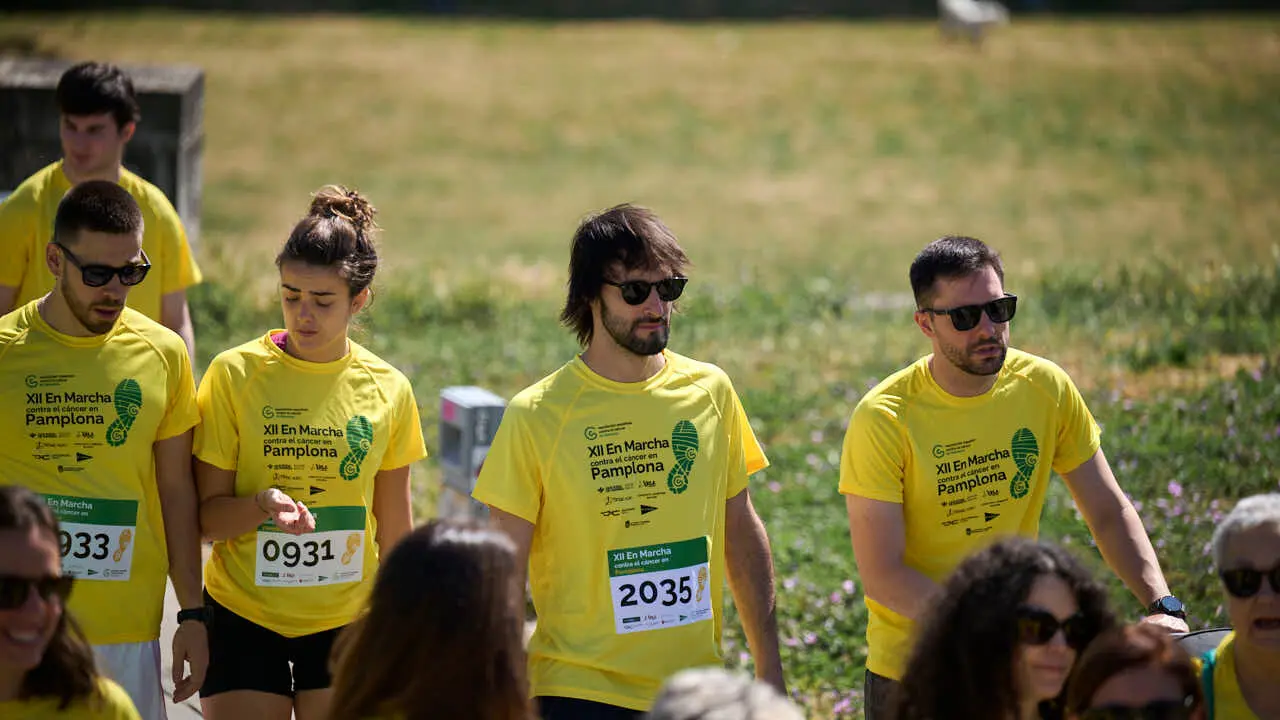 XII Marcha Contra el C&aacute;ncer en Pamplona. PABLO LASAOSA