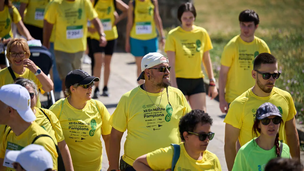 XII Marcha Contra el C&aacute;ncer en Pamplona. PABLO LASAOSA