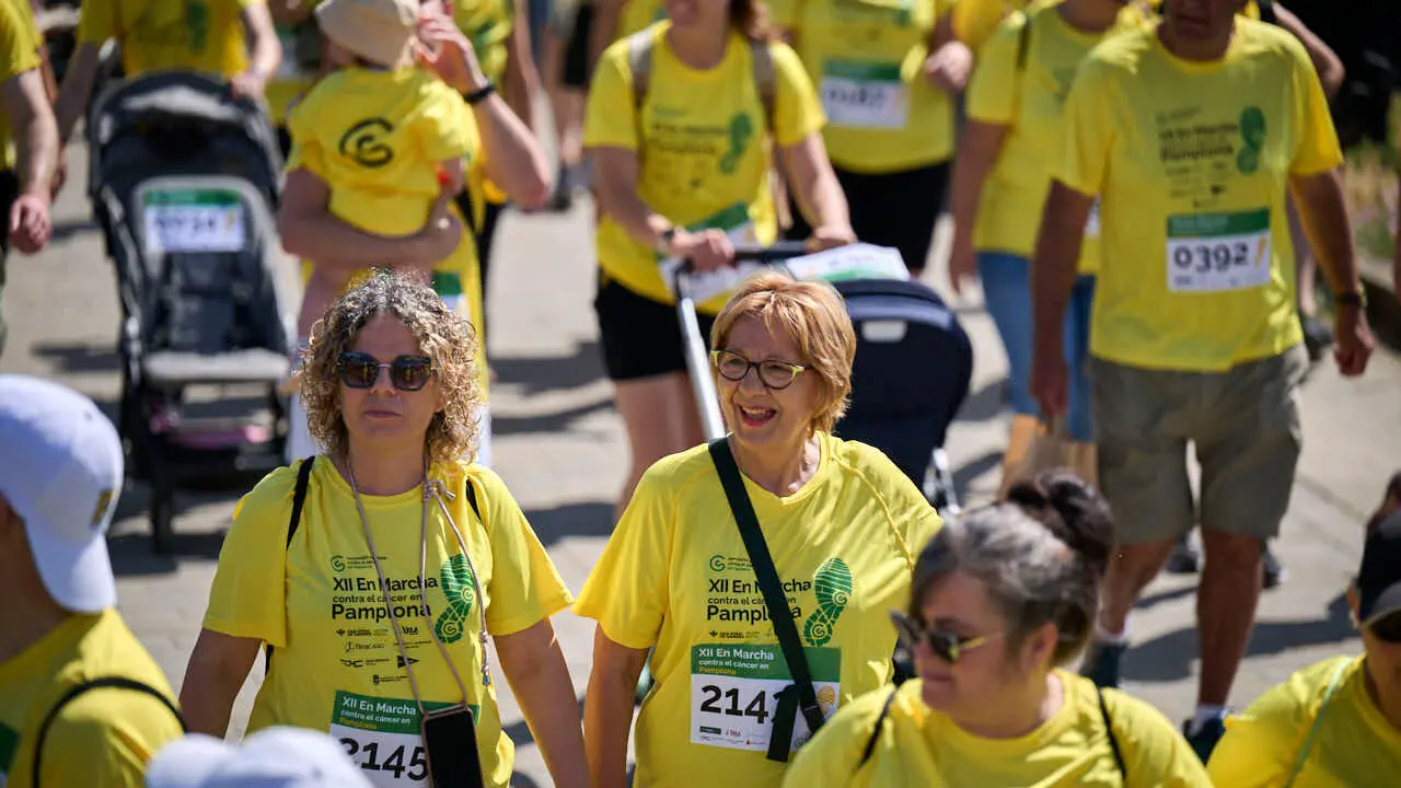 XII Marcha Contra el C&aacute;ncer en Pamplona. PABLO LASAOSA