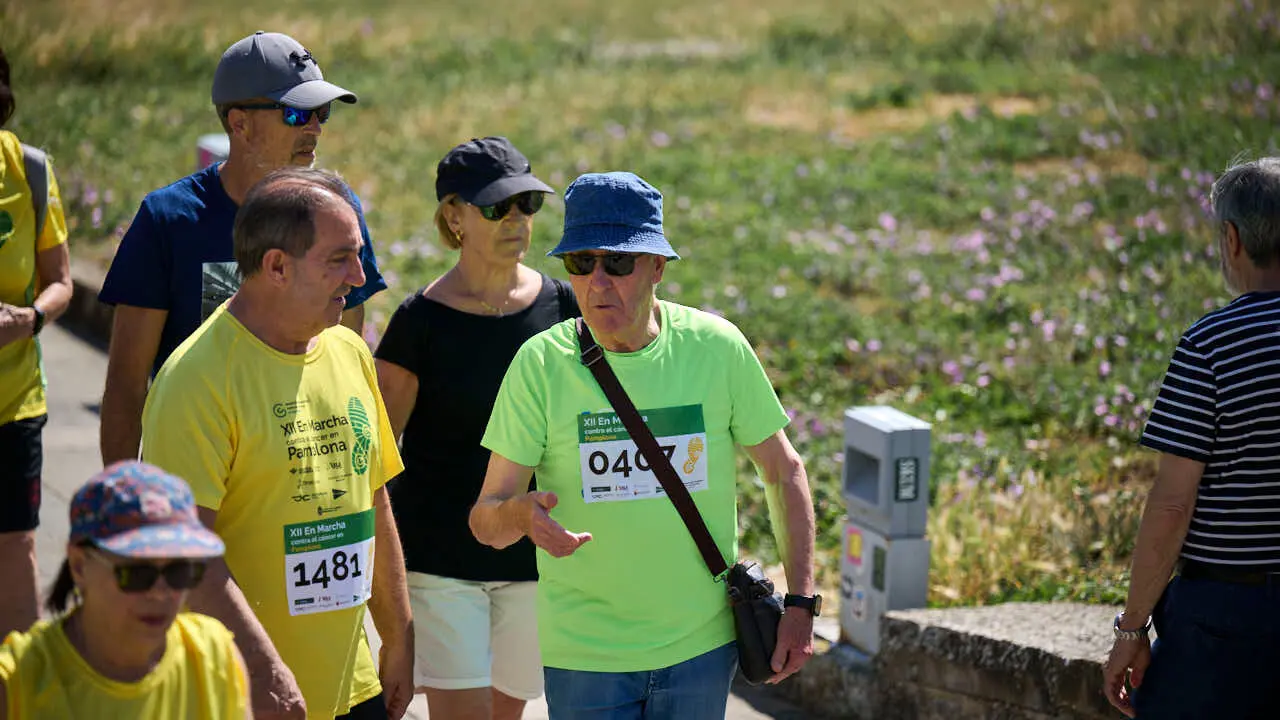 XII Marcha Contra el C&aacute;ncer en Pamplona. PABLO LASAOSA