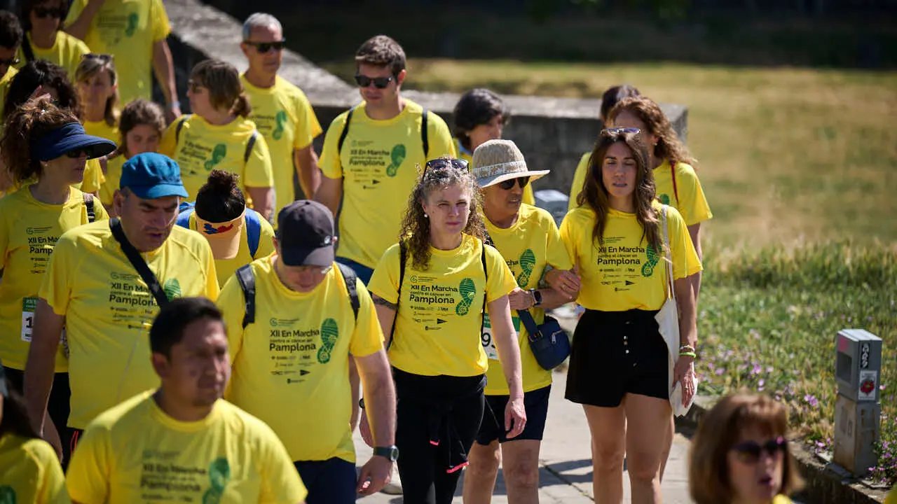 XII Marcha Contra el C&aacute;ncer en Pamplona. PABLO LASAOSA