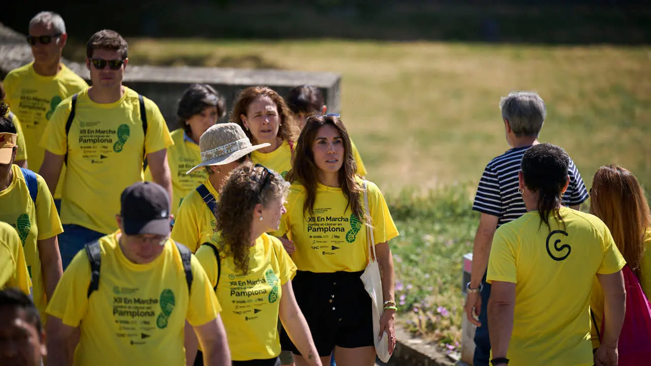 XII Marcha Contra el C&aacute;ncer en Pamplona. PABLO LASAOSA