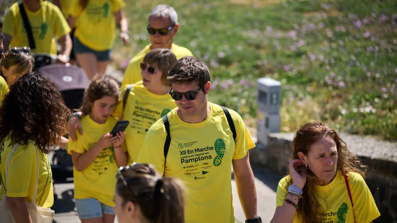 XII Marcha Contra el C&aacute;ncer en Pamplona. PABLO LASAOSA