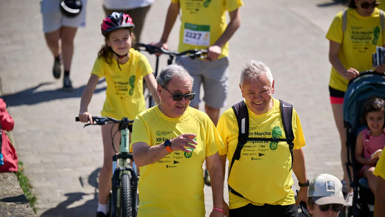 XII Marcha Contra el C&aacute;ncer en Pamplona. PABLO LASAOSA