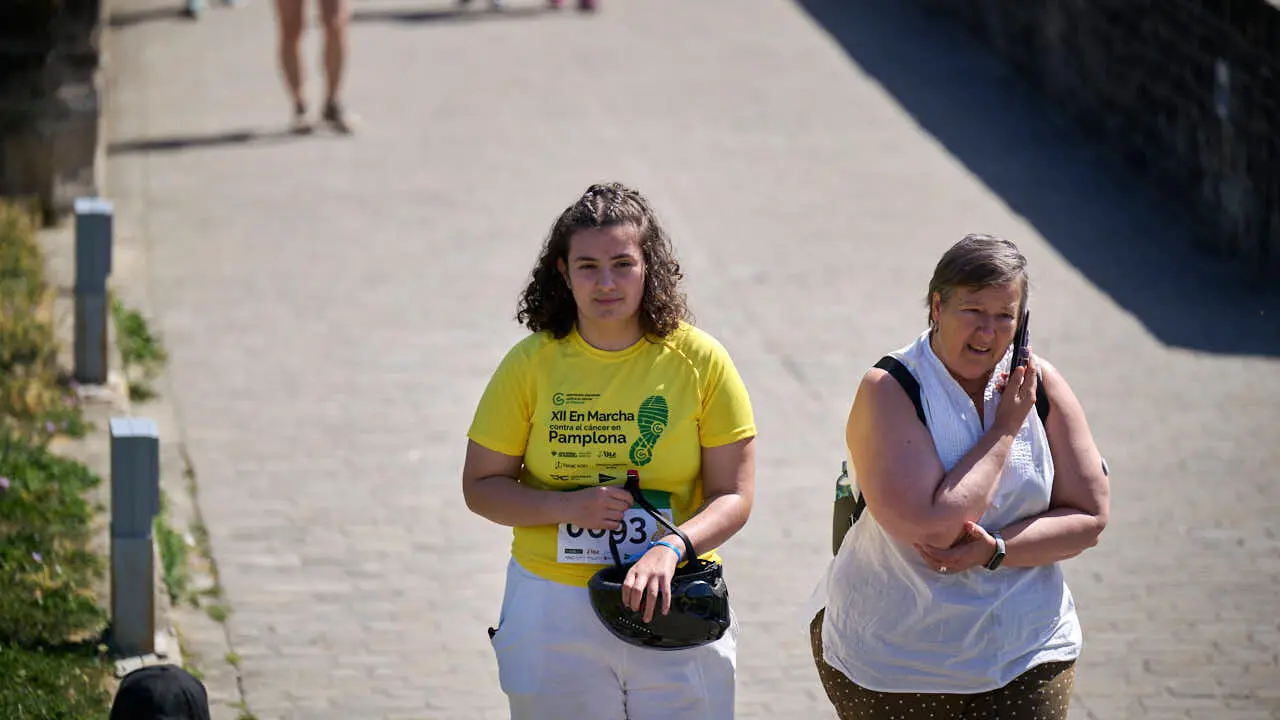 XII Marcha Contra el C&aacute;ncer en Pamplona. PABLO LASAOSA