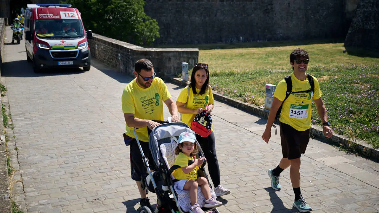 XII Marcha Contra el C&aacute;ncer en Pamplona. PABLO LASAOSA