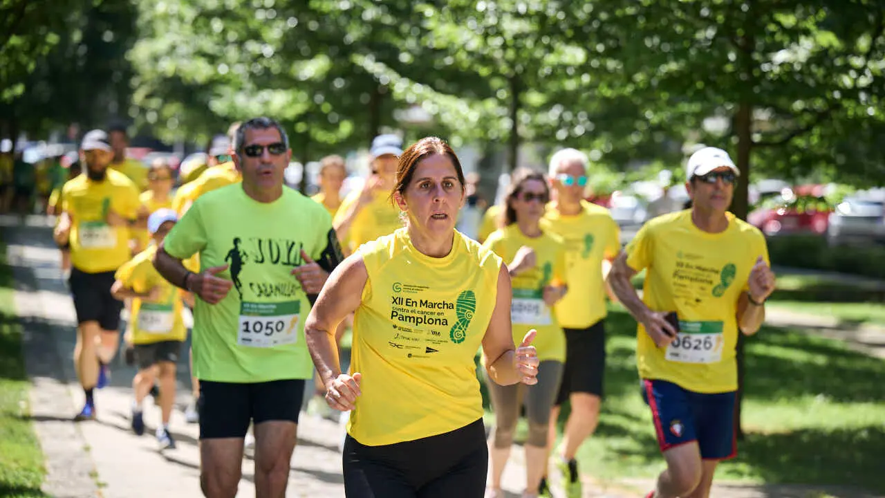 XII Marcha Contra el C&aacute;ncer en Pamplona. PABLO LASAOSA