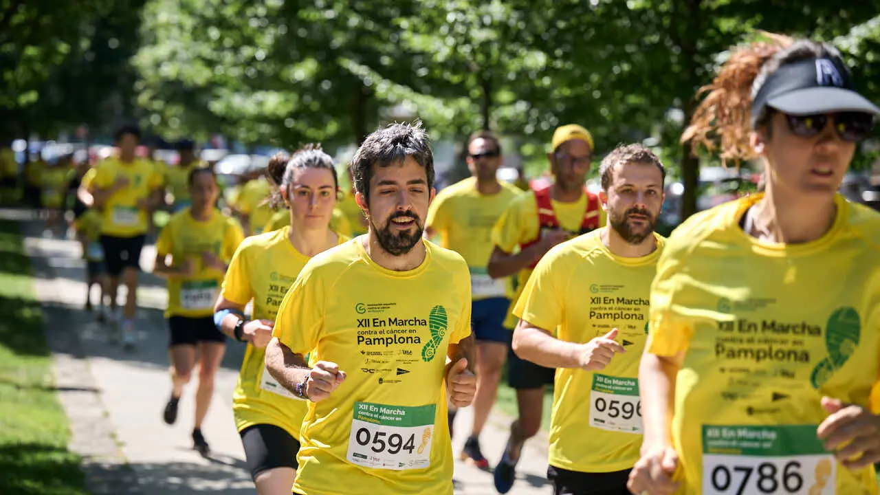 XII Marcha Contra el C&aacute;ncer en Pamplona. PABLO LASAOSA