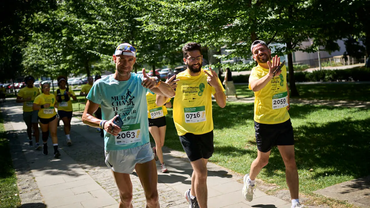 XII Marcha Contra el C&aacute;ncer en Pamplona. PABLO LASAOSA