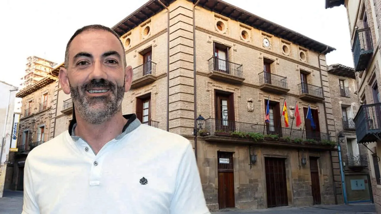 Fotomontaje de Gorka Garc&iacute;a Izal sobre una imagen del Ayuntamiento de Corella.