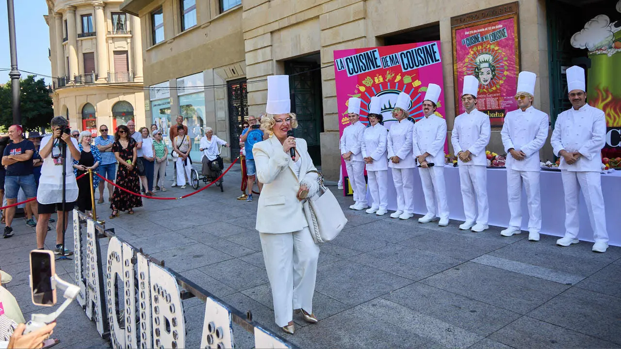 Presentaci&oacute;n del espect&aacute;culo de La Cubana en el Teatro Gayarre de Pamplona. I&Ntilde;IGO ALZUGARAY