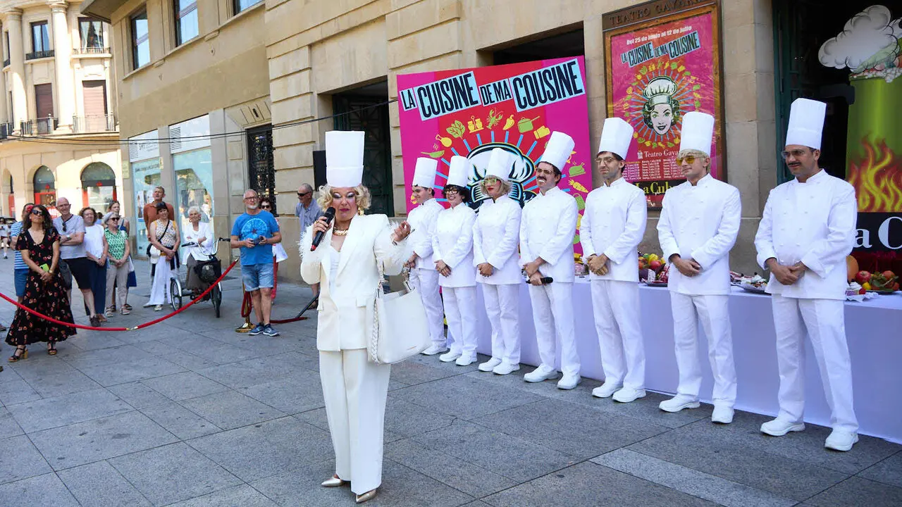 Presentaci&oacute;n del espect&aacute;culo de La Cubana en el Teatro Gayarre de Pamplona. I&Ntilde;IGO ALZUGARAY