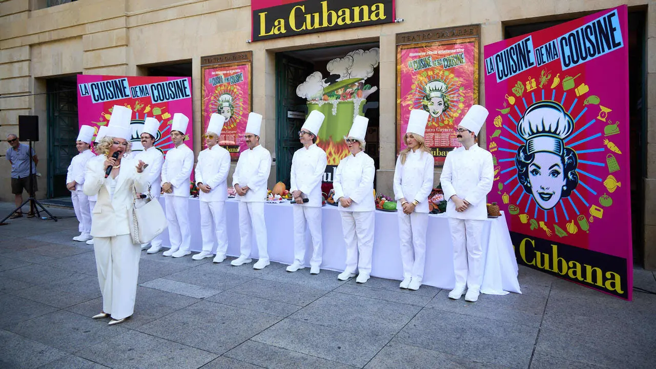 Presentaci&oacute;n del espect&aacute;culo de La Cubana en el Teatro Gayarre de Pamplona. I&Ntilde;IGO ALZUGARAY
