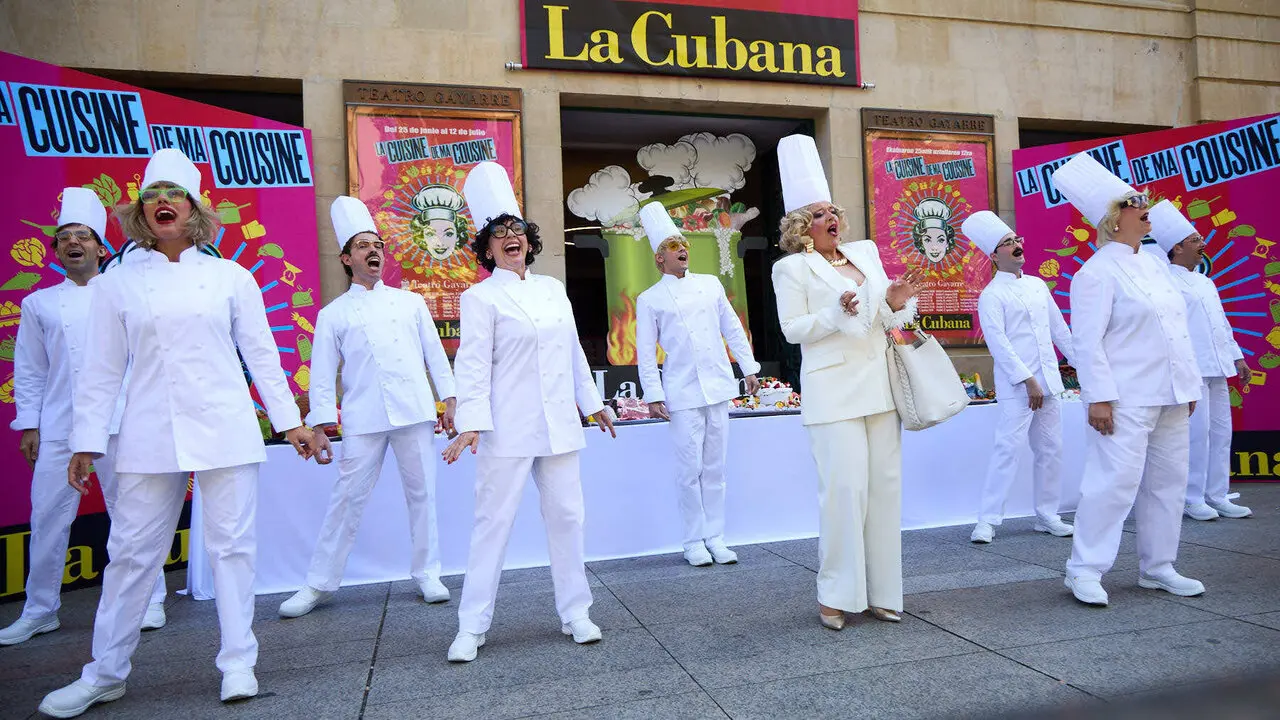 Presentaci&oacute;n del espect&aacute;culo de La Cubana en el Teatro Gayarre de Pamplona. I&Ntilde;IGO ALZUGARAY