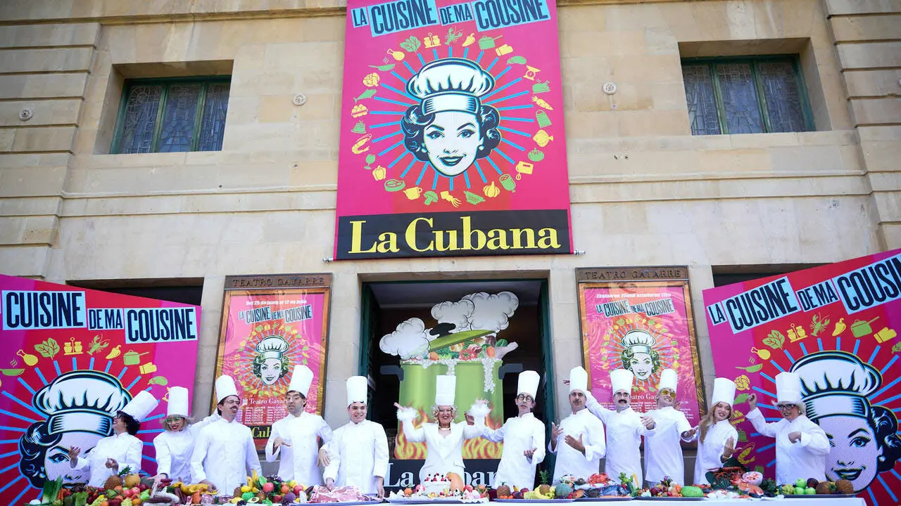 Presentaci&oacute;n del espect&aacute;culo de La Cubana en el Teatro Gayarre de Pamplona. I&Ntilde;IGO ALZUGARAY