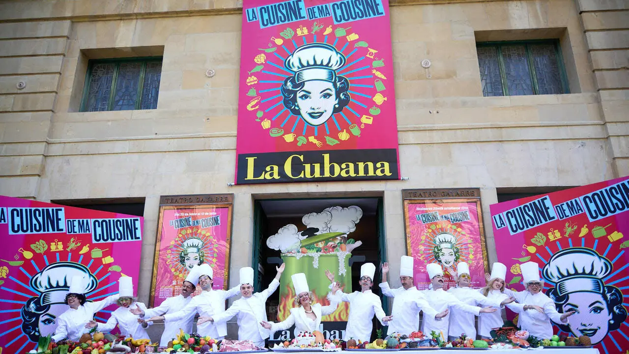 Presentaci&oacute;n del espect&aacute;culo de La Cubana en el Teatro Gayarre de Pamplona. I&Ntilde;IGO ALZUGARAY