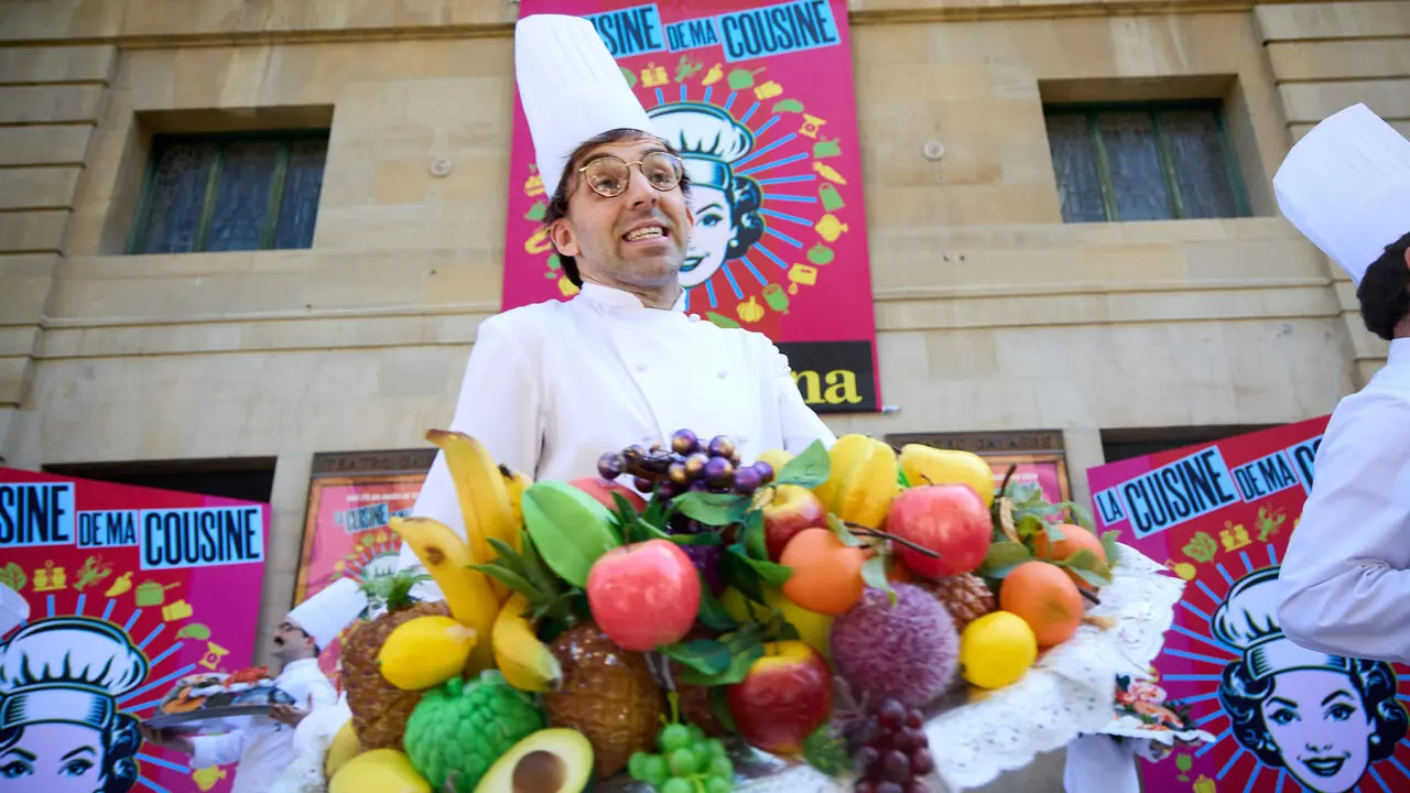 Presentaci&oacute;n del espect&aacute;culo de La Cubana en el Teatro Gayarre de Pamplona. I&Ntilde;IGO ALZUGARAY