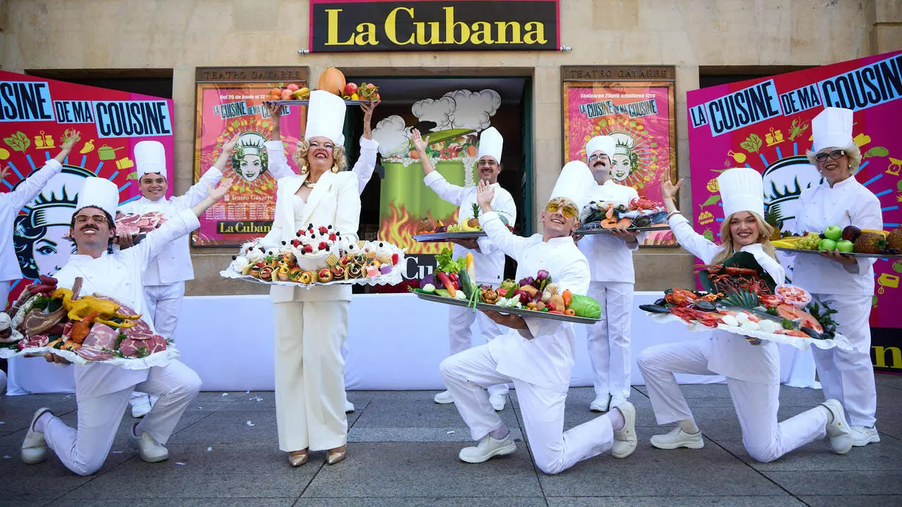 Presentaci&oacute;n del espect&aacute;culo de La Cubana en el Teatro Gayarre de Pamplona. I&Ntilde;IGO ALZUGARAY