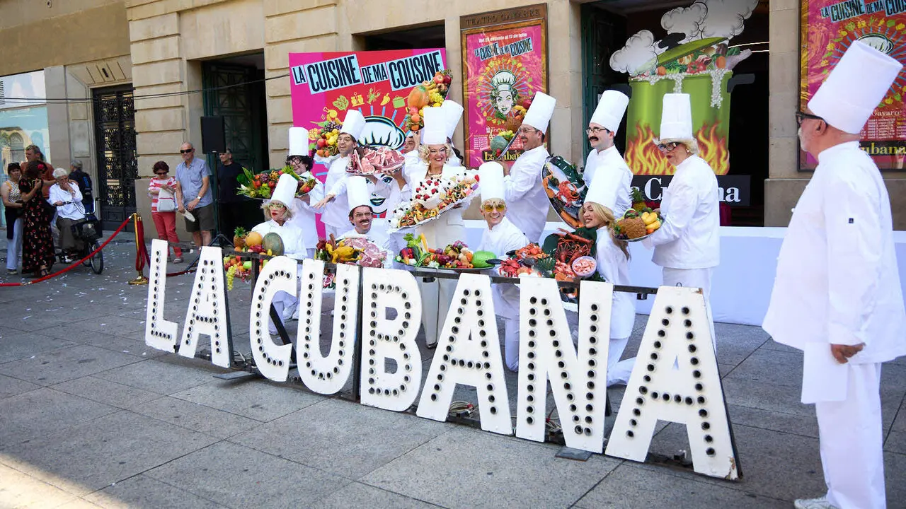 Presentaci&oacute;n del espect&aacute;culo de La Cubana en el Teatro Gayarre de Pamplona. I&Ntilde;IGO ALZUGARAY