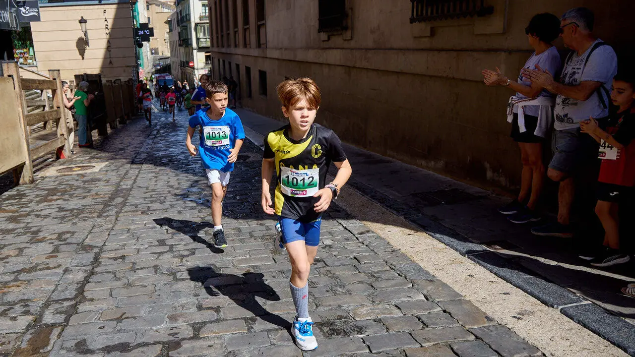 Carrera del Encierro 2026 organizada por la pe&ntilde;a La Jarana. I&Ntilde;IGO ALZUGARAY