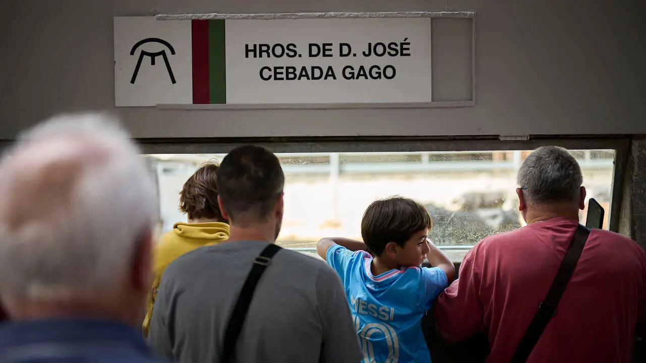 Los Corrales del Gas abren para que el p&uacute;blico pueda ver las ganader&iacute;as de San Ferm&iacute;n 2026. PABLO LASAOSA