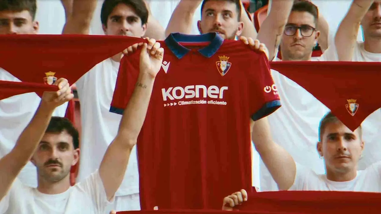 Detalles de la nueva camiseta de Osasuna para temporada 26/27. OSASUNA