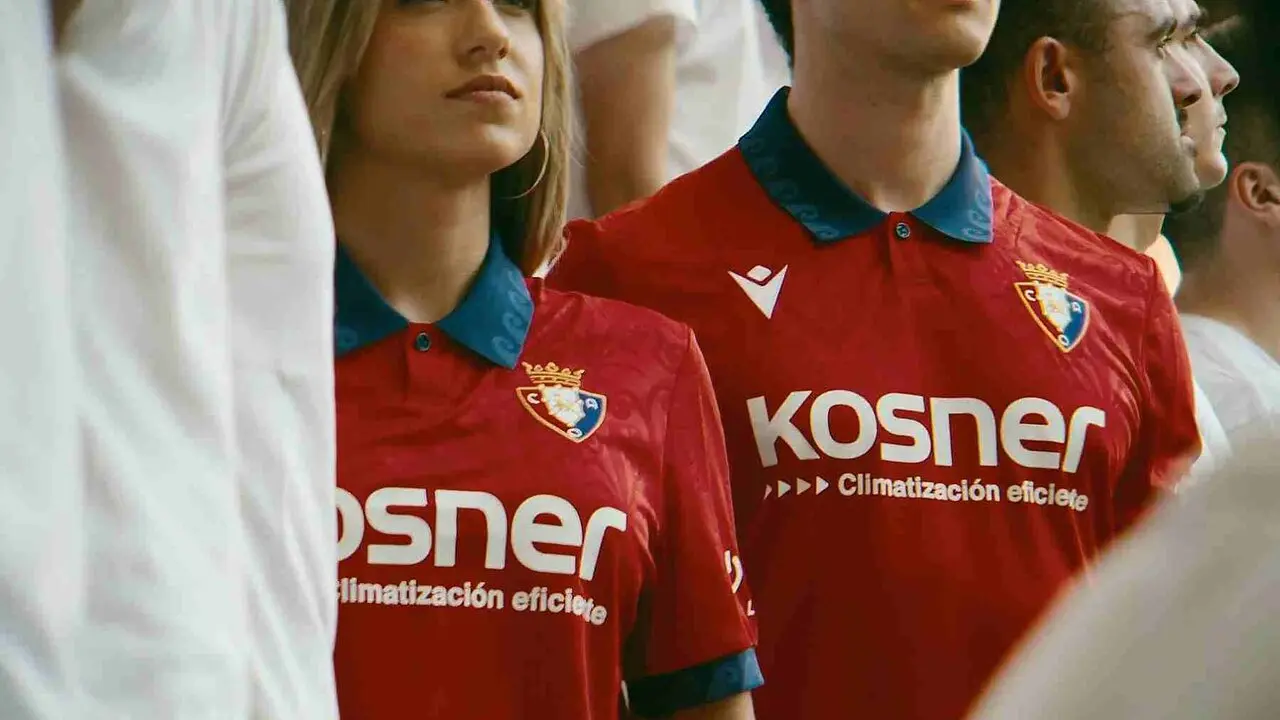 Detalles de la nueva camiseta de Osasuna para temporada 26/27. OSASUNA