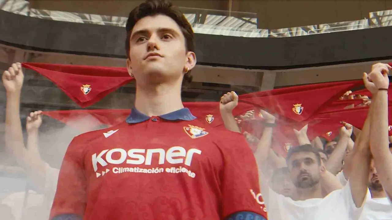 Detalles de la nueva camiseta de Osasuna para temporada 26/27. OSASUNA