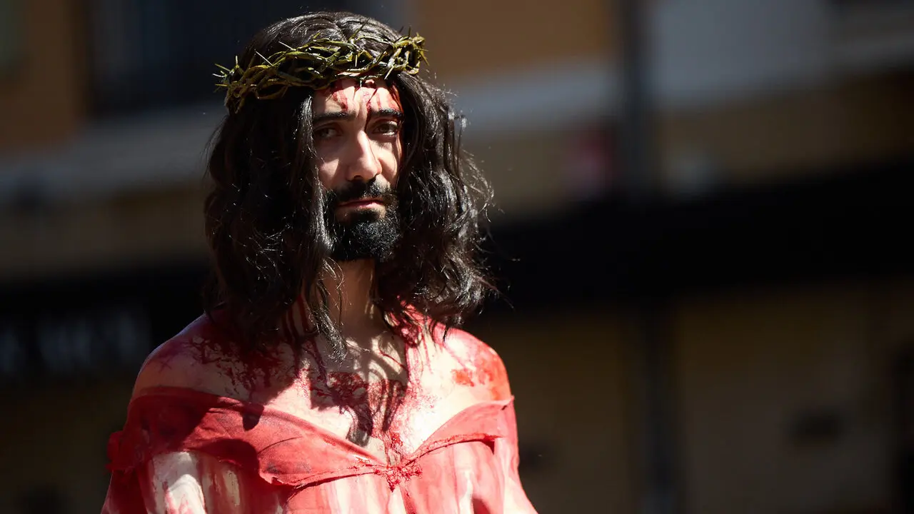 Concentraci&oacute;n de AnimaNaturalis y PETA para exigir el fin de las corridas de toros en v&iacute;speras de las fiestas de San Ferm&iacute;n 2026. I&Ntilde;IGO ALZUGARAY