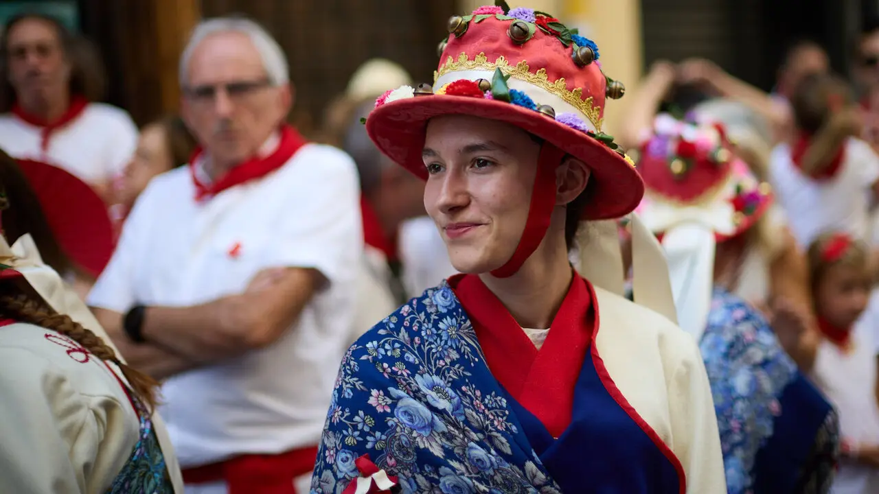 Procesi&oacute;n de San Ferm&iacute;n 2026 por las calles de Pamplona. I&Ntilde;IGO ALZUGARAY