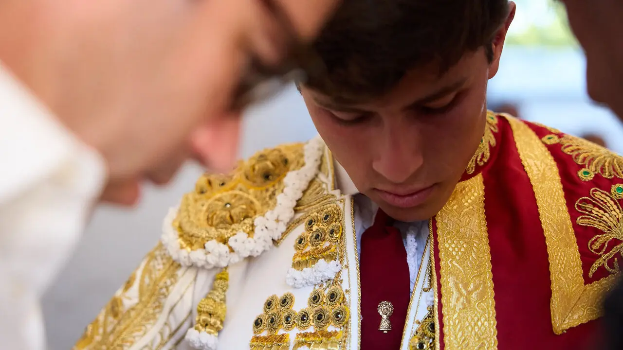 Primera Corrida Feria del Toro de San Ferm&iacute;n 2026 con reses de Fuente Ymbro para los diestros Daniel Luque, V&iacute;ctor Hern&aacute;ndez y Aar&oacute;n Palacio. I&Ntilde;IGO ALZUGARAY