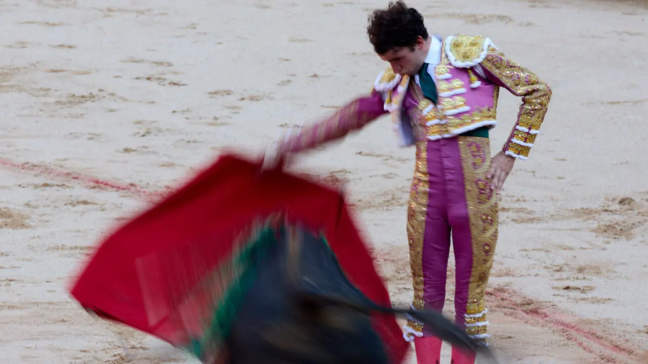 Primera Corrida Feria del Toro de San Ferm&iacute;n 2026 con reses de Fuente Ymbro para los diestros Daniel Luque, V&iacute;ctor Hern&aacute;ndez y Aar&oacute;n Palacio. I&Ntilde;IGO ALZUGARAY