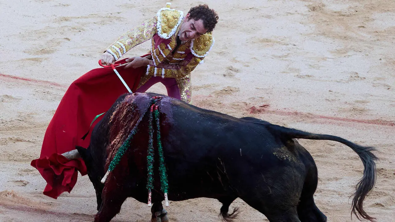Primera Corrida Feria del Toro de San Ferm&iacute;n 2026 con reses de Fuente Ymbro para los diestros Daniel Luque, V&iacute;ctor Hern&aacute;ndez y Aar&oacute;n Palacio. I&Ntilde;IGO ALZUGARAY