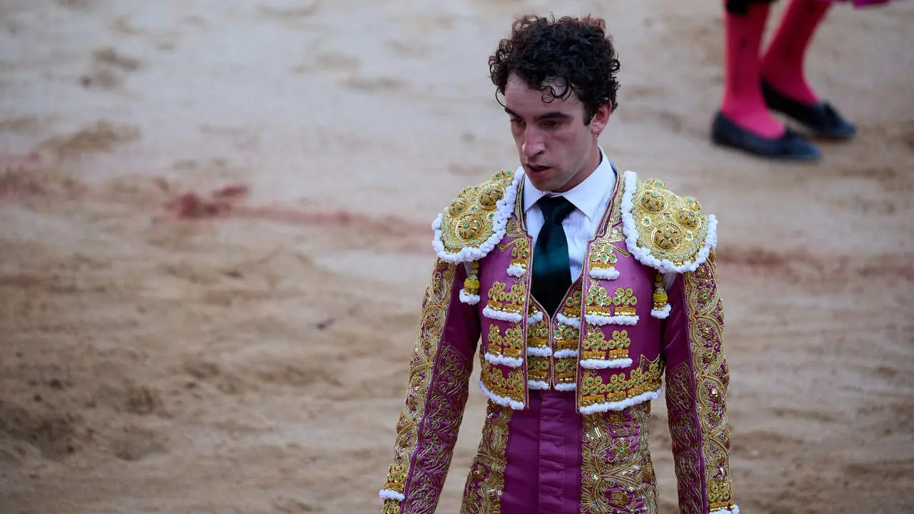 Primera Corrida Feria del Toro de San Ferm&iacute;n 2026 con reses de Fuente Ymbro para los diestros Daniel Luque, V&iacute;ctor Hern&aacute;ndez y Aar&oacute;n Palacio. I&Ntilde;IGO ALZUGARAY