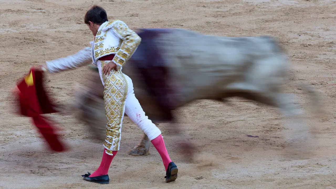 Primera Corrida Feria del Toro de San Ferm&iacute;n 2026 con reses de Fuente Ymbro para los diestros Daniel Luque, V&iacute;ctor Hern&aacute;ndez y Aar&oacute;n Palacio. I&Ntilde;IGO ALZUGARAY