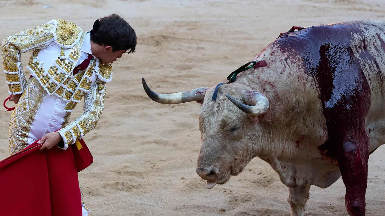Primera Corrida Feria del Toro de San Ferm&iacute;n 2026 con reses de Fuente Ymbro para los diestros Daniel Luque, V&iacute;ctor Hern&aacute;ndez y Aar&oacute;n Palacio. I&Ntilde;IGO ALZUGARAY