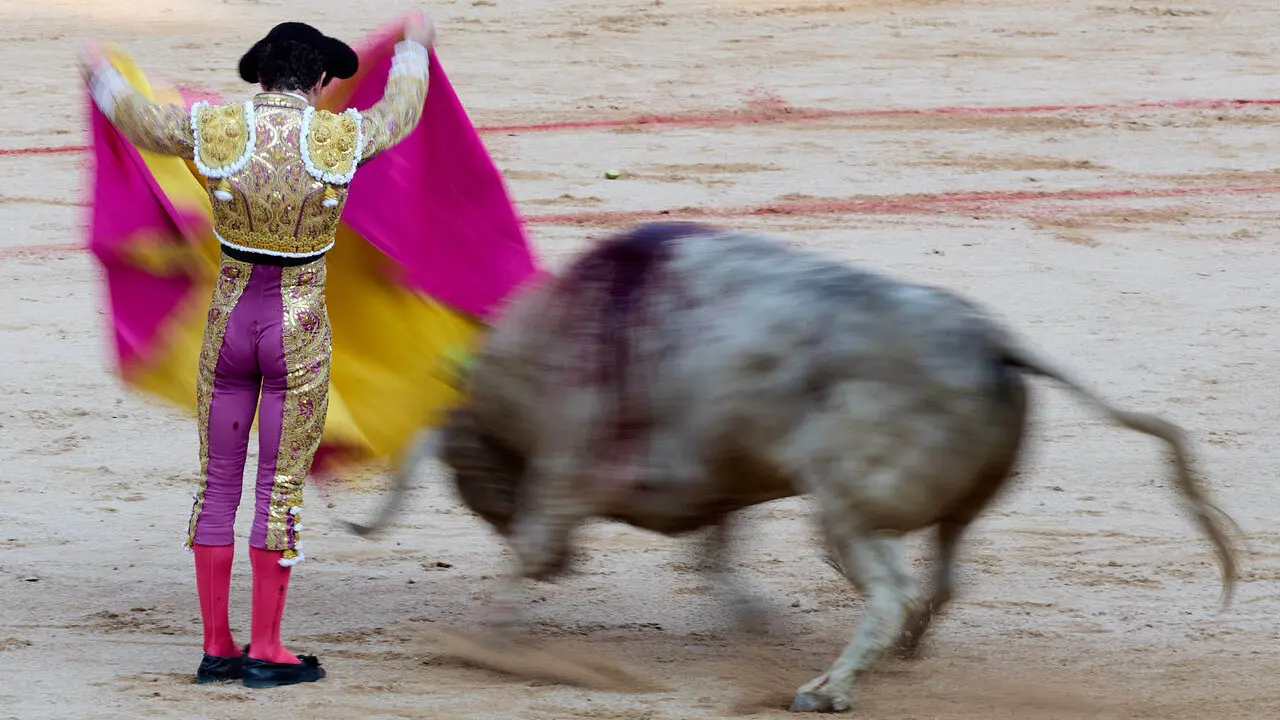 Primera Corrida Feria del Toro de San Ferm&iacute;n 2026 con reses de Fuente Ymbro para los diestros Daniel Luque, V&iacute;ctor Hern&aacute;ndez y Aar&oacute;n Palacio. I&Ntilde;IGO ALZUGARAY