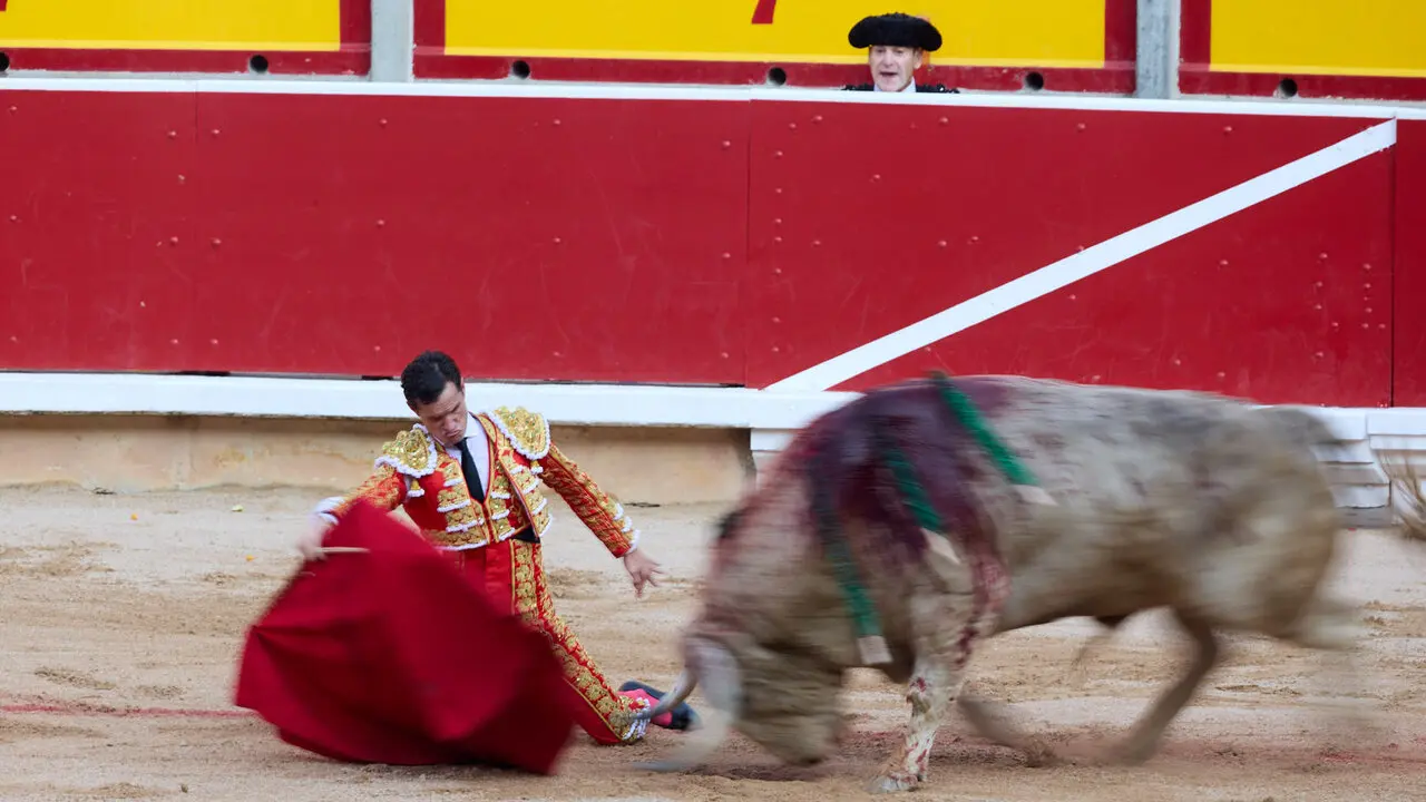 Primera Corrida Feria del Toro de San Ferm&iacute;n 2026 con reses de Fuente Ymbro para los diestros Daniel Luque, V&iacute;ctor Hern&aacute;ndez y Aar&oacute;n Palacio. I&Ntilde;IGO ALZUGARAY