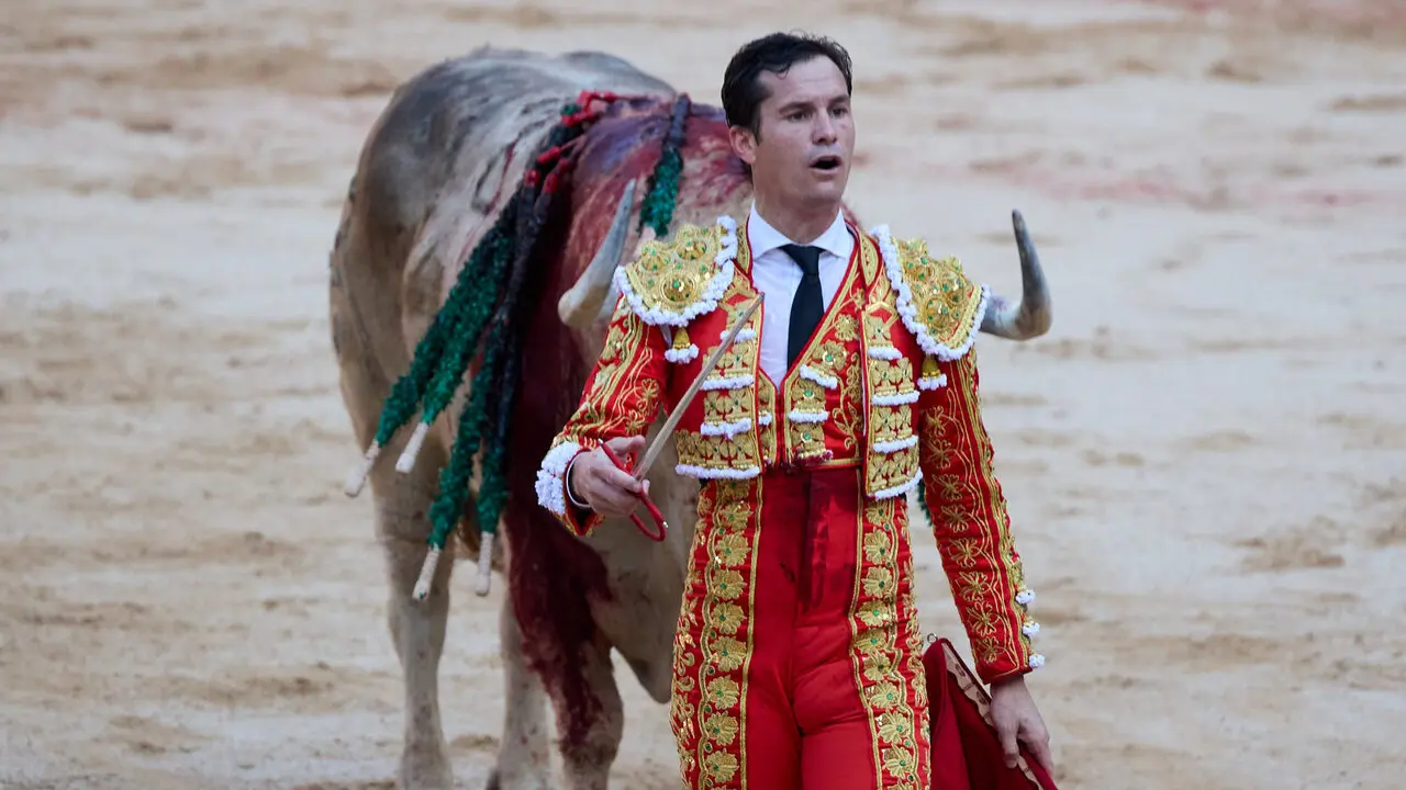 Primera Corrida Feria del Toro de San Ferm&iacute;n 2026 con reses de Fuente Ymbro para los diestros Daniel Luque, V&iacute;ctor Hern&aacute;ndez y Aar&oacute;n Palacio. I&Ntilde;IGO ALZUGARAY