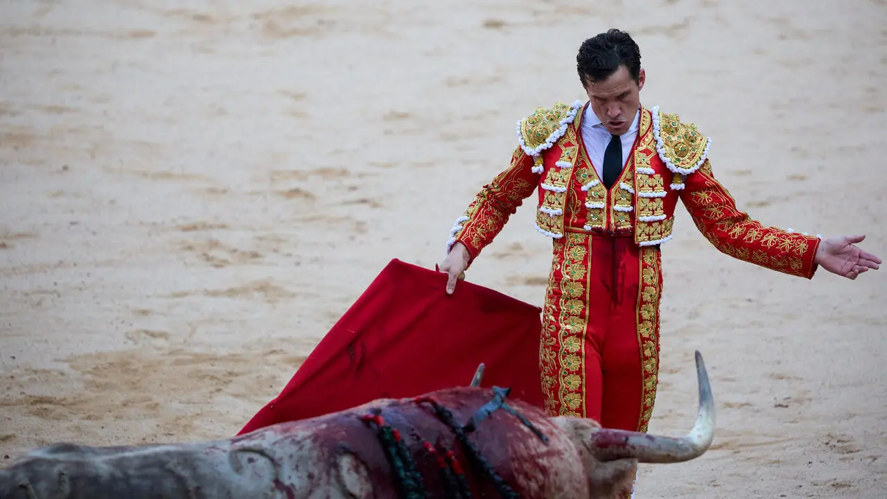 Primera Corrida Feria del Toro de San Ferm&iacute;n 2026 con reses de Fuente Ymbro para los diestros Daniel Luque, V&iacute;ctor Hern&aacute;ndez y Aar&oacute;n Palacio. I&Ntilde;IGO ALZUGARAY