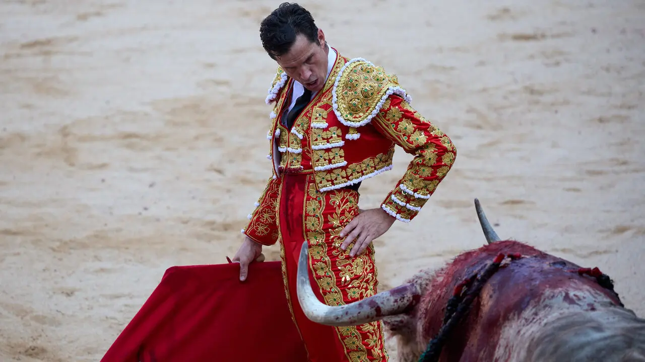 Primera Corrida Feria del Toro de San Ferm&iacute;n 2026 con reses de Fuente Ymbro para los diestros Daniel Luque, V&iacute;ctor Hern&aacute;ndez y Aar&oacute;n Palacio. I&Ntilde;IGO ALZUGARAY