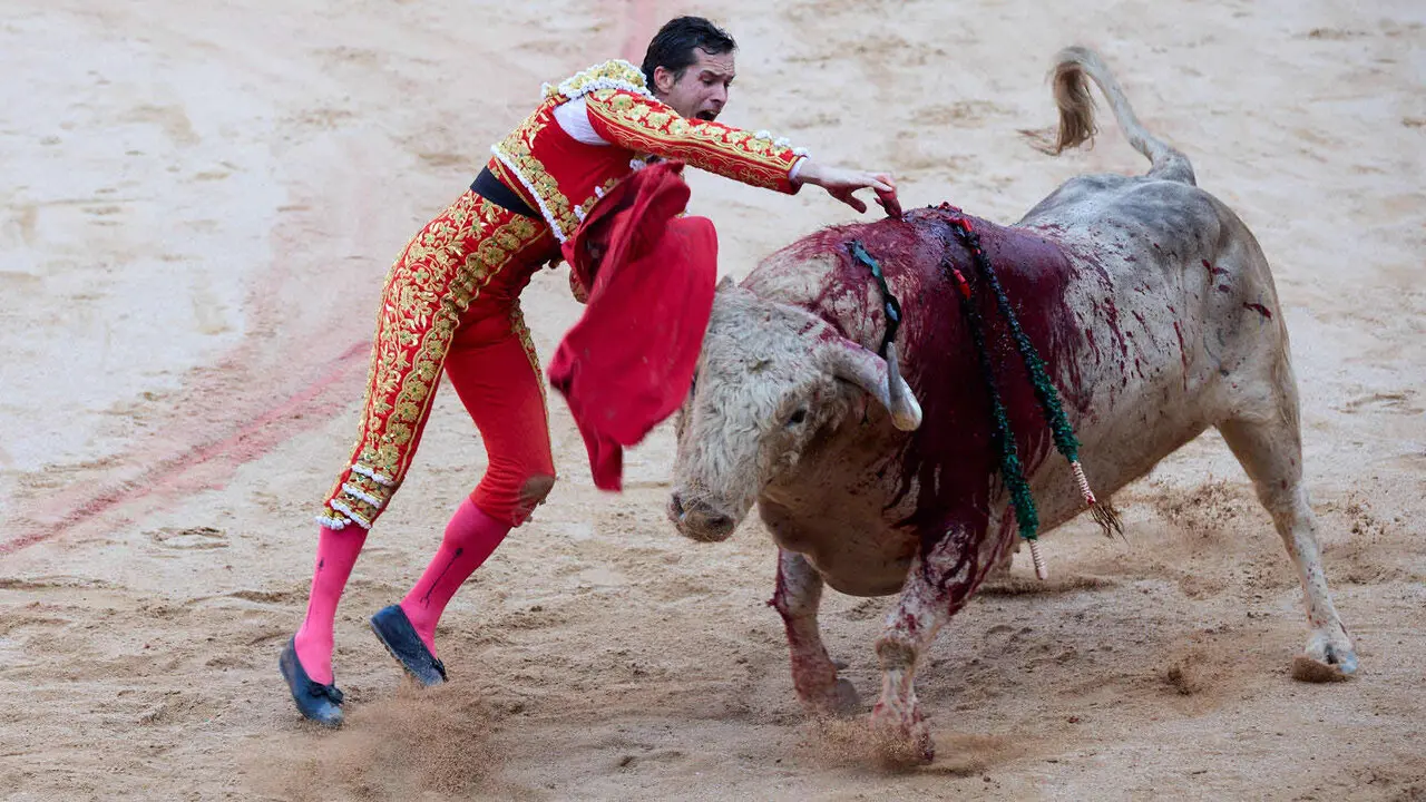 Primera Corrida Feria del Toro de San Ferm&iacute;n 2026 con reses de Fuente Ymbro para los diestros Daniel Luque, V&iacute;ctor Hern&aacute;ndez y Aar&oacute;n Palacio. I&Ntilde;IGO ALZUGARAY